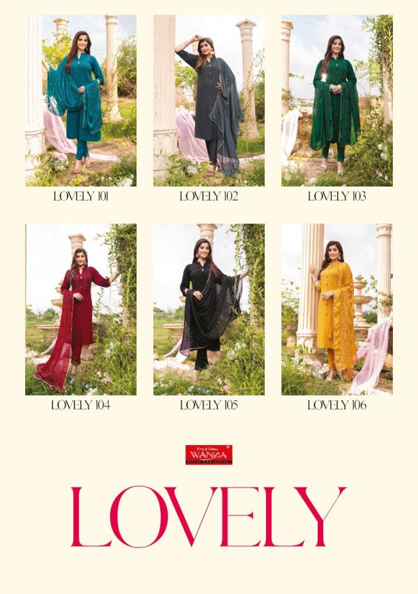 Wanna Lovely Fancy Wear Kurti Pant And Dupatta Collection